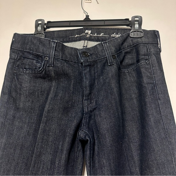 7 For All Mankind Dojo Lattice Dark Wash Jeans Size 29 - Picture 5 of 10